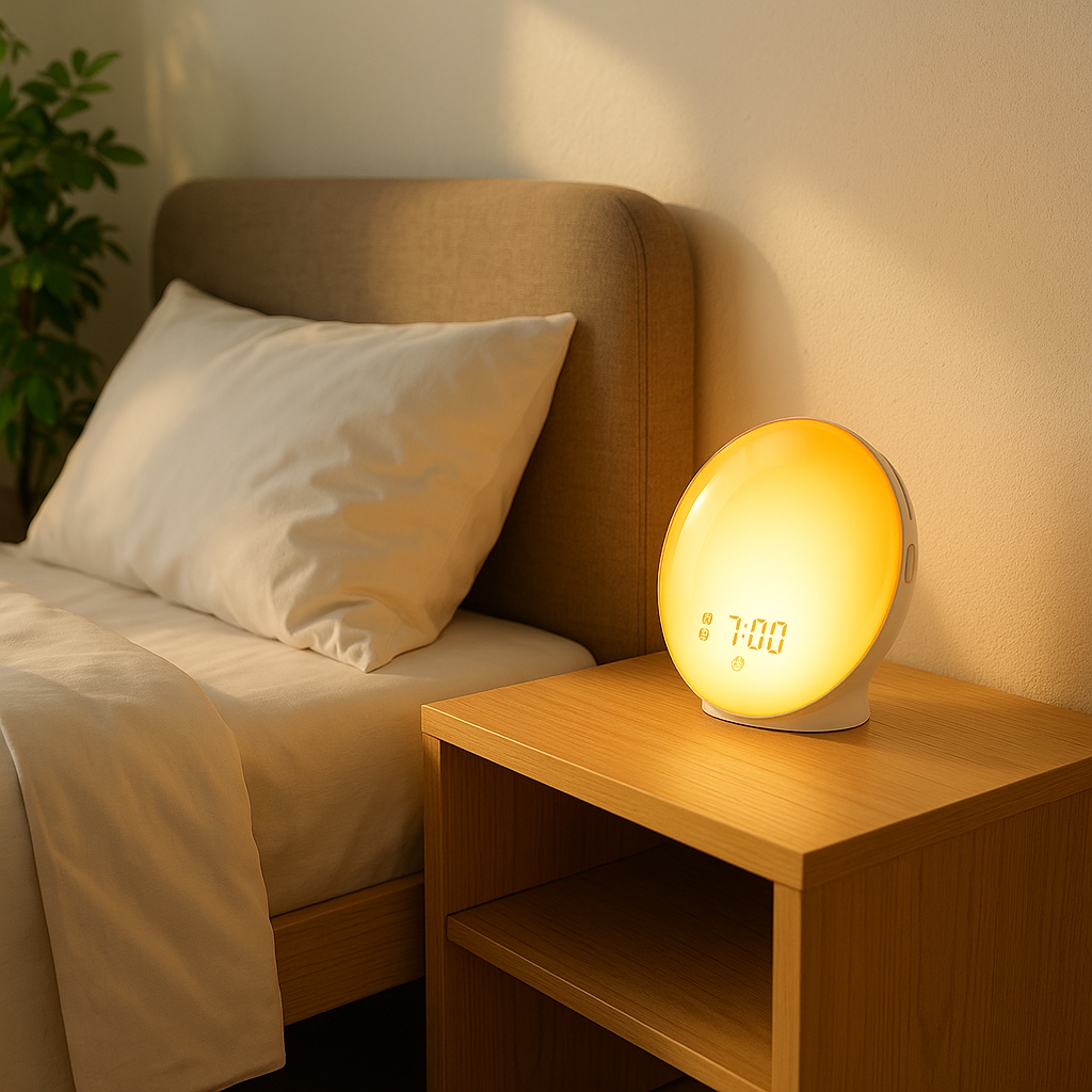 Lumora Wake-Up Light – Vekkerklokke med soloppgang og naturlig lys