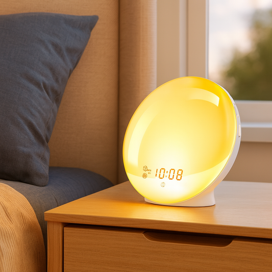 Lumora Wake-Up Light – Vekkerklokke med soloppgang og naturlig lys
